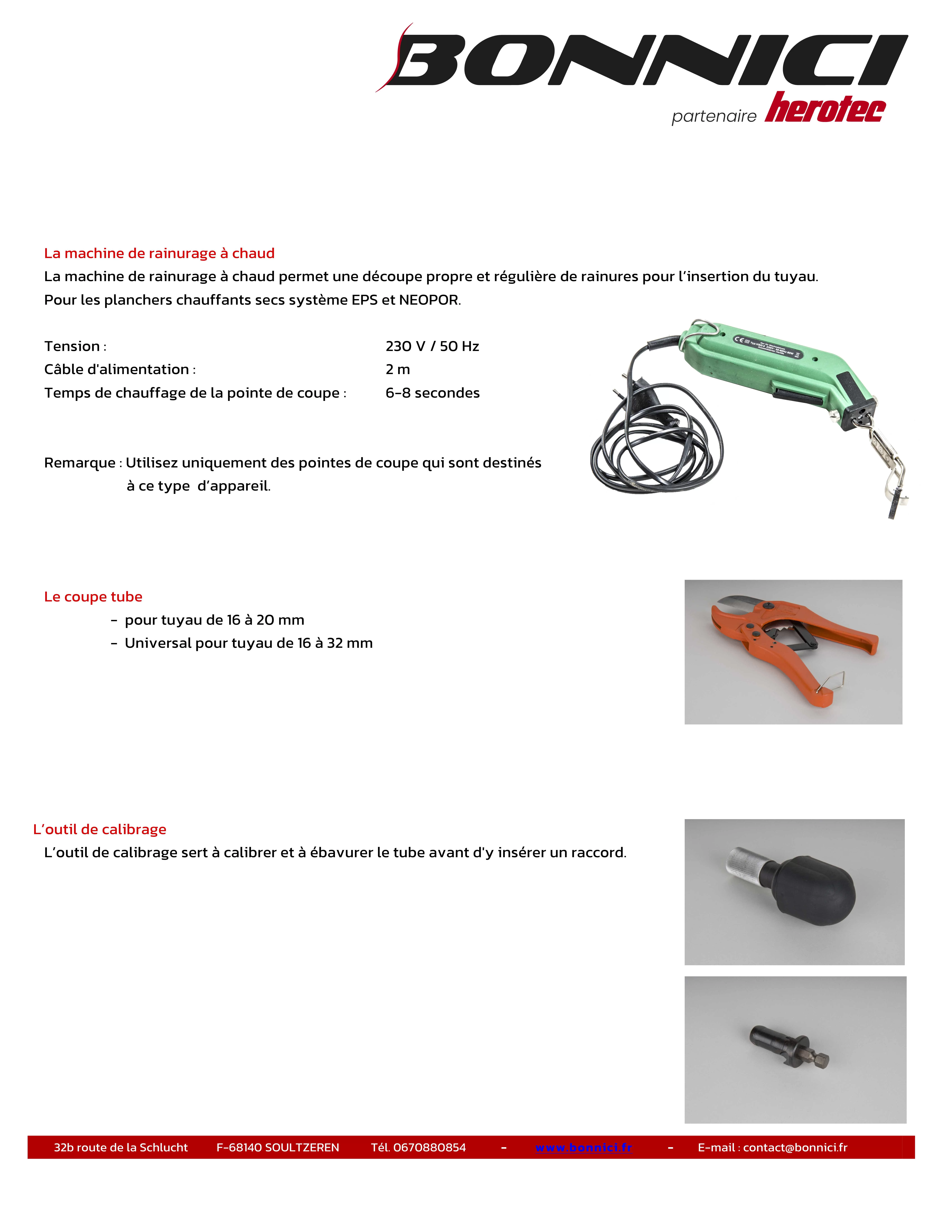 Feuille information matériel de prêt
