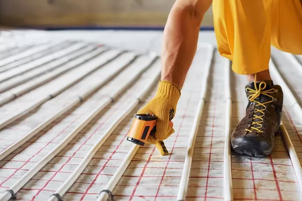 Installation plancher chauffant